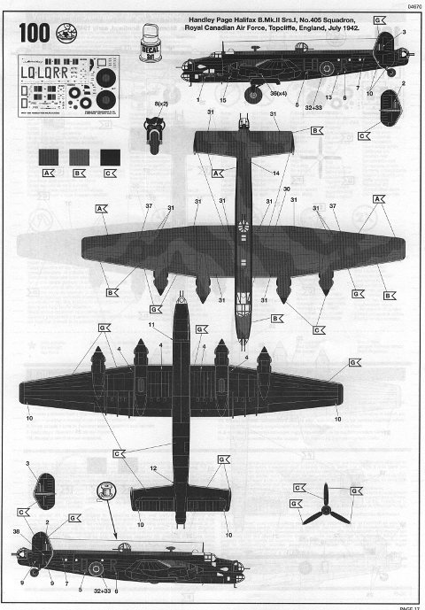 Revell - Handley Page Halifax B Mk.I/II/GR.II