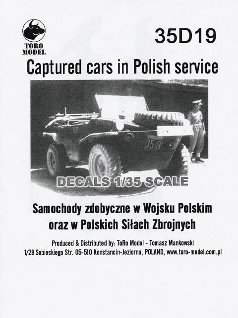 TORO Model - Captured Cars in Polish service