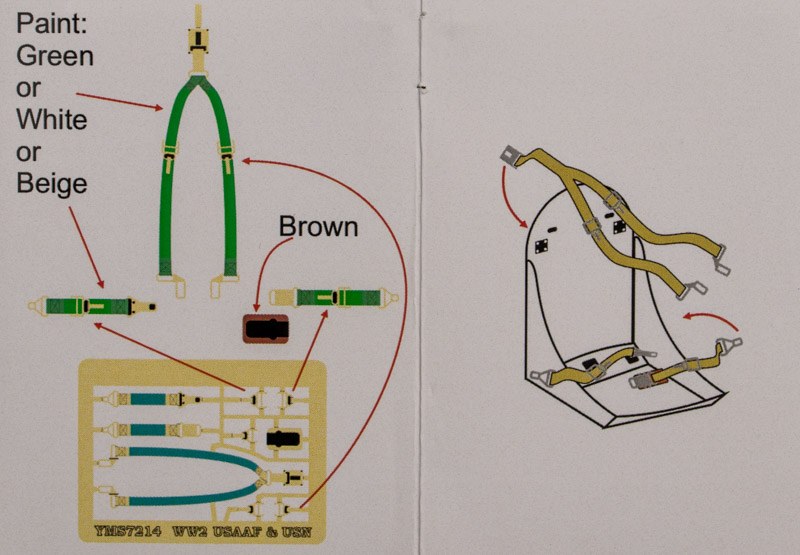 Yahu Models - WW2 Seatbelts USA