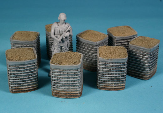 Pro Art Models - Sandbag Armored Wall 02