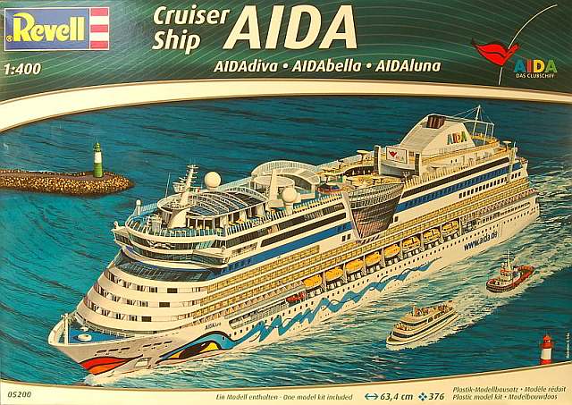 Revell - Cruisership AIDAdiva, AIDAbella, AIDAluna