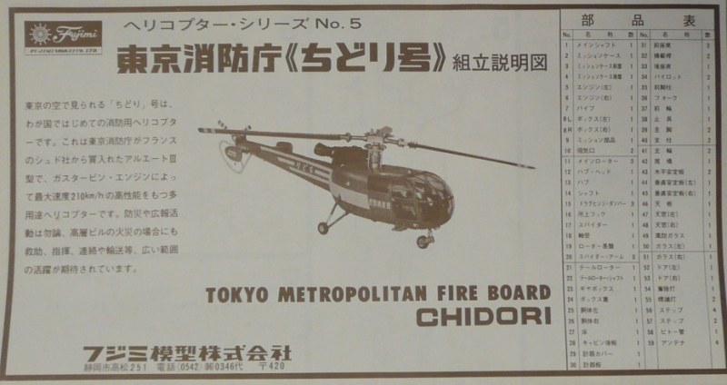 Alouette III, Tokyo Fire Department