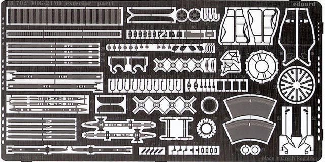 Eduard Ätzteile - MiG-21MF exterior