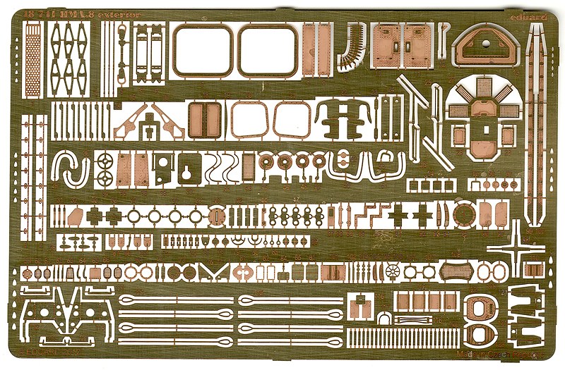 Eduard Ätzteile - Lynx HMA.8 Exterior 