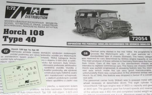MAC Distribution - Horch 180 Typ 40