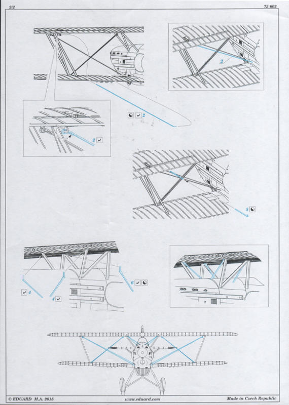 Eduard Ätzteile - Avia B.534 wires & stretchers