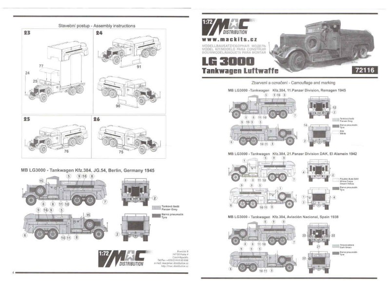 MAC Distribution - LG 3000 Tankwagen Luftwaffe Kfz. 384