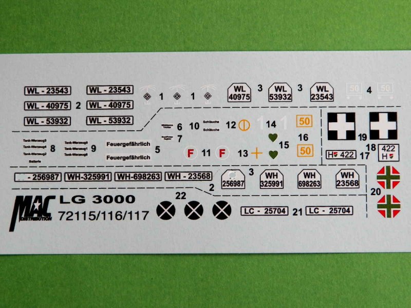 MAC Distribution - LG 3000 Tankwagen Luftwaffe Kfz. 384