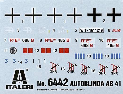 Italeri - Autoblinda AB 41 - Pz.Sp.Wg. AB 41 201(i)