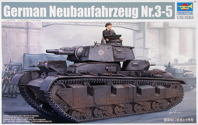 Trumpeter - German Neubaufahrzeug Nr.3-5