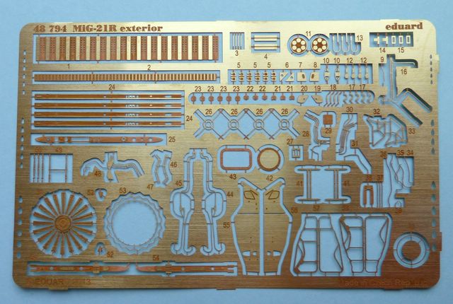 Eduard Ätzteile - MiG-21R exterior