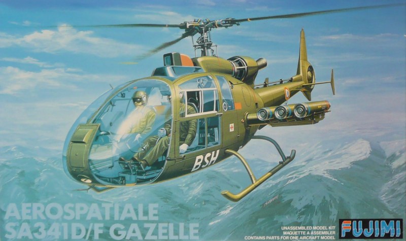 Fujimi - Aerospatiale SA341D/F Gazelle