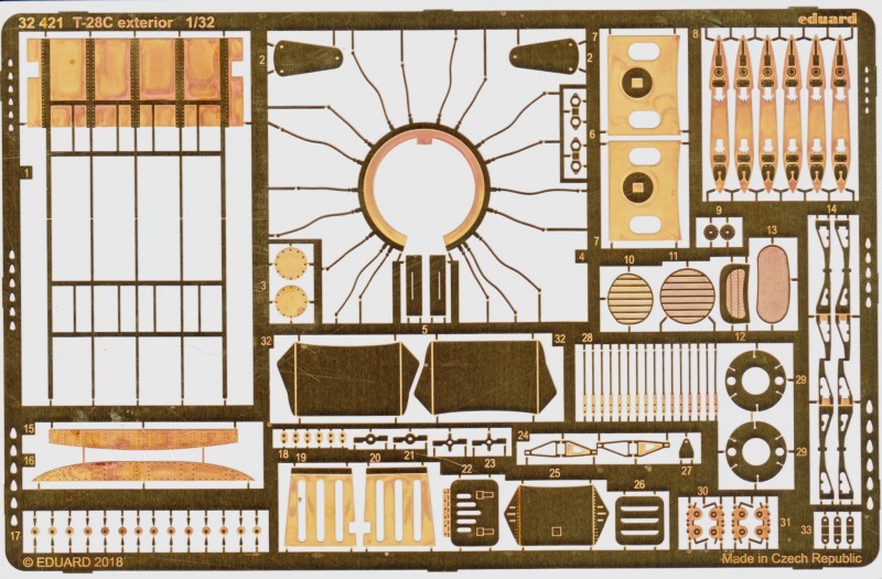Eduard Ätzteile - T-28C Trojan