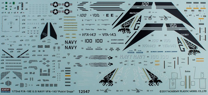 Academy - F/A-18E Super Hornet VFA 143 "Punking Dogs"