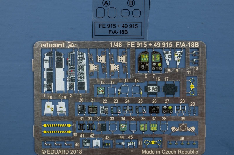F/A-18B interior