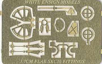 White Ensign Models - 3,7 cm Flak SKC30 auf LC 39 Lafette