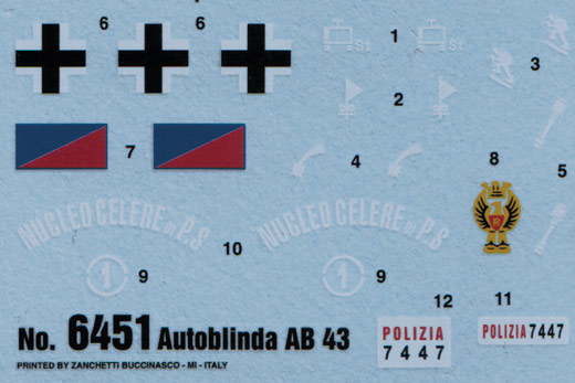 Italeri - Autoblinda AB 43