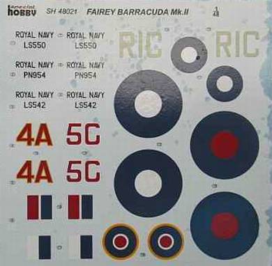 Special Hobby - Fairey Barracuda Mk.II