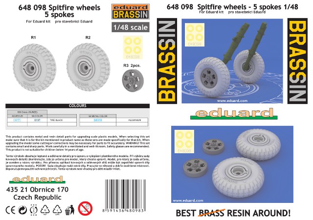 Spitfire wheels - 5 spokes