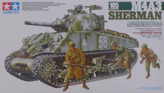 Tamiya - M4A3 Sherman 105mm Howitzer