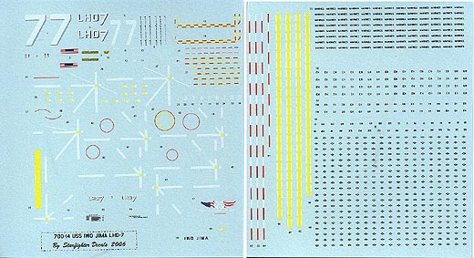 Starfighter Decals - Decalset für LHD-7 USS Iwo Jima