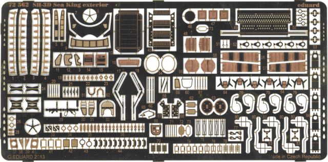 Eduard Ätzteile - SH-3D Sea King exterior