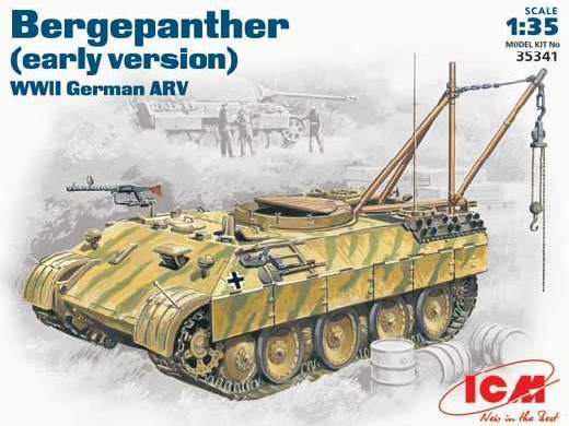 ICM - Bergepanther (early Version) & Bergepanther with German Tank Crew