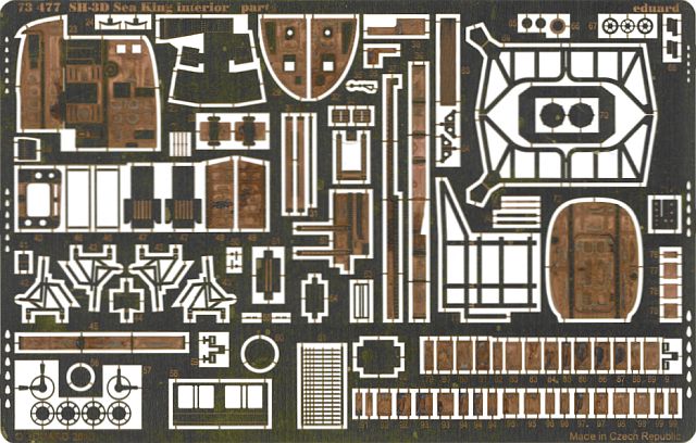 Eduard Ätzteile - SH-3D Sea King interior