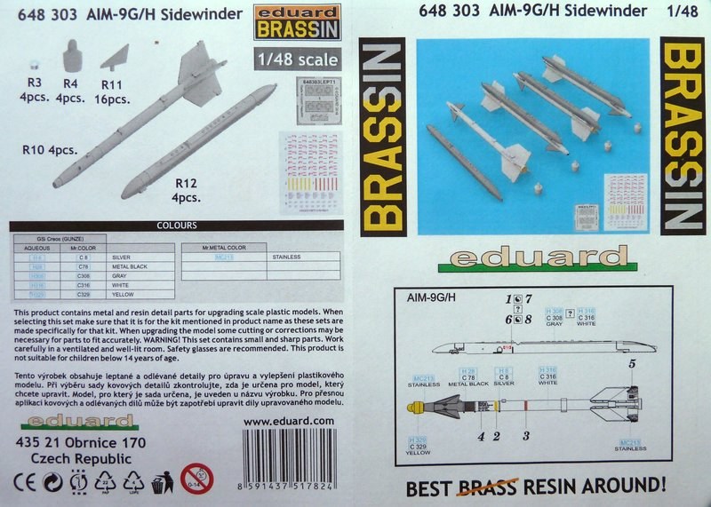 Eduard Brassin - AIM-9G/H Sidewinder