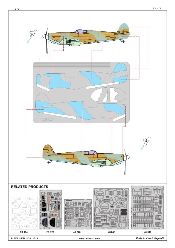 Eduard Mask - Spitfire Camo Scheme B