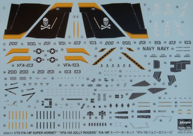 Hasegawa - F/A-18F Super Hornet "VFA-103 Jolly Rogers"