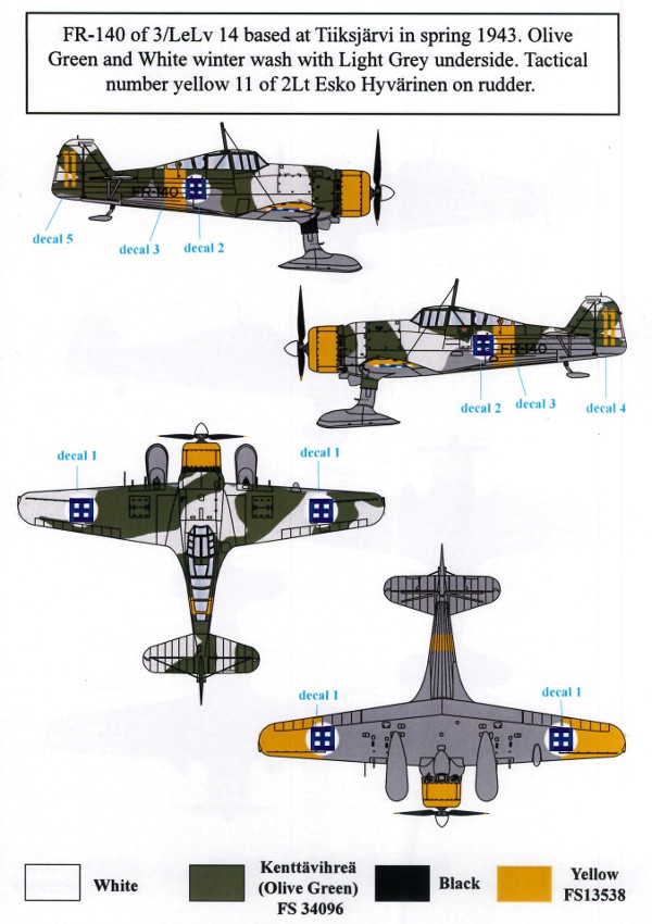 S.B.S Model - Fokker D.XXI (Twin Wasp Engine) in Finnish Service