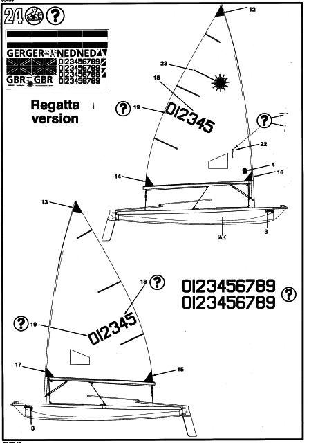 Revell - Laser Sailing Boot