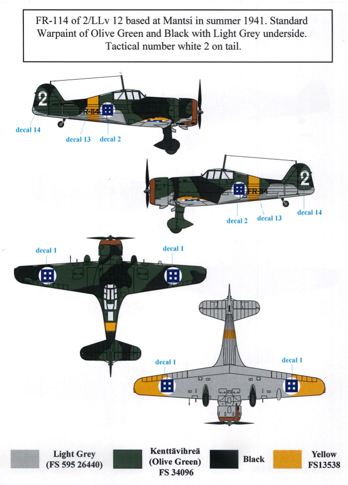 S.B.S Model - Fokker D.XXI (Mercury Engine) in Finnish Service