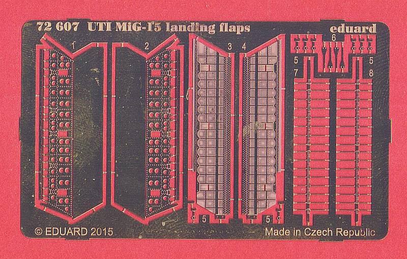 Eduard Ätzteile - UTI MiG-15 landing flaps