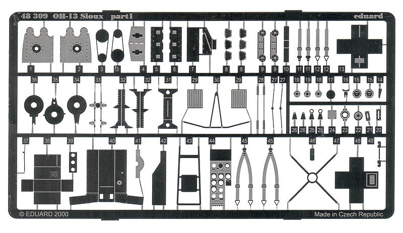 Eduard Ätzteile - OH-13 Sioux