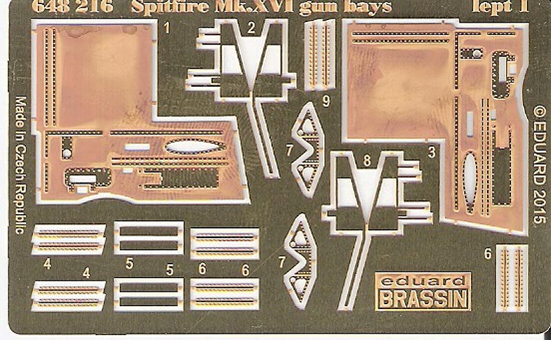 Eduard Brassin - Spitfire Mk.XVI gun bays