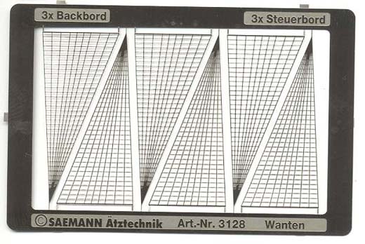 Saemann-Aetztechnik - Fotoätzteile für Wanten