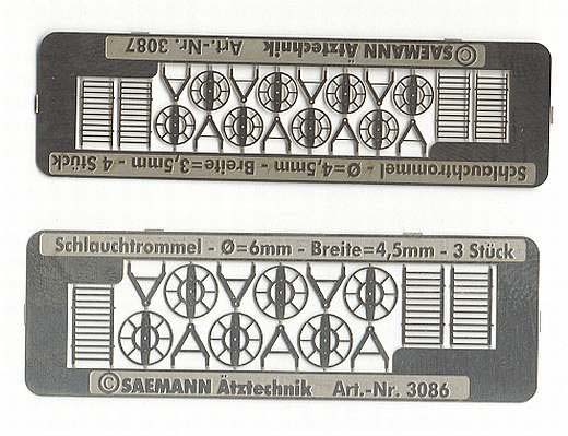 Saemann-Aetztechnik - Fotogeätzte Schlauchtrommeln