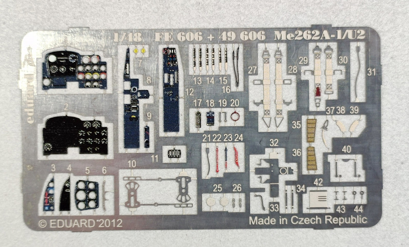 Eduard Ätzteile - Me 262-A1/U2