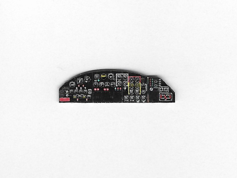 Yahu Models - B-17G Instrument Panel