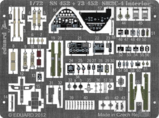 Eduard Ätzteile - SB2C-4 S.A.