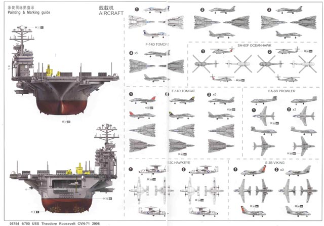 Trumpeter - USS Theodore Roosevelt CVN-71