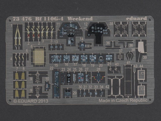 Eduard Ätzteile - Bf 110G-4 Weekend