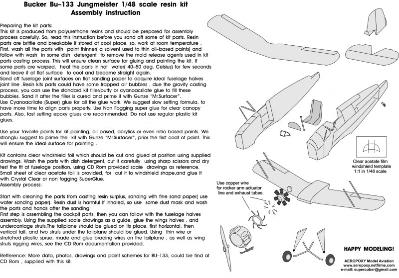 Aeroproxy - Bücker Bü 133 Jungmeister