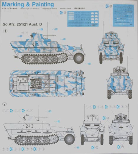 Dragon - Sd.Kfz.251/21 Ausf.D "Drilling"