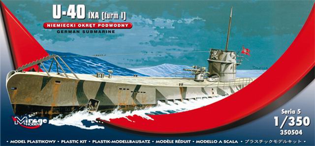 Mirage Hobby - U-40 UBoot Typ IXa (Turm 1)