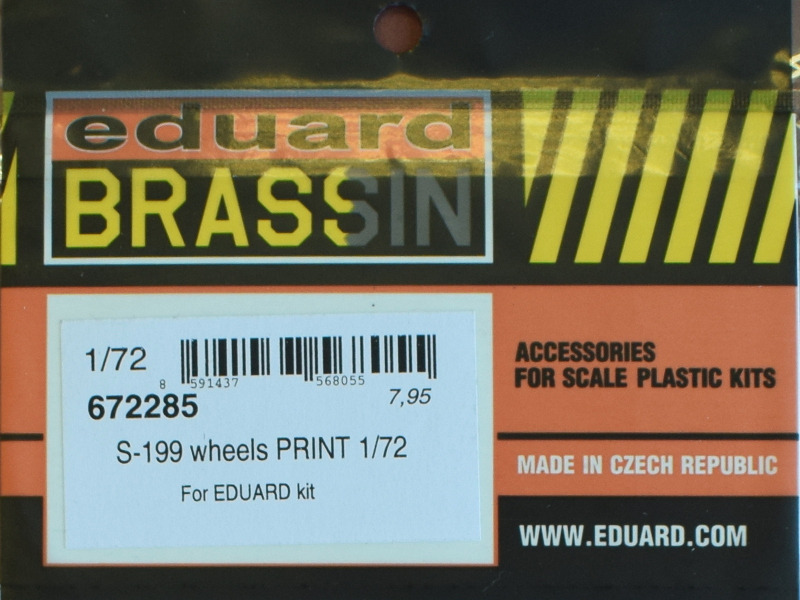 Eduard Brassin - S-199 wheels PRINT 1/72