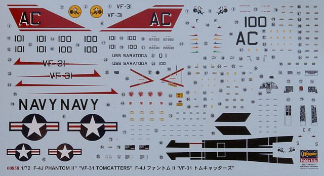 Hasegawa - F-4J Phantom II 'VF-31 Tomcatters'