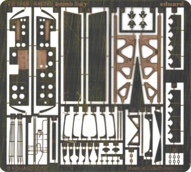 Eduard Ätzteile - SB2C bomb bay